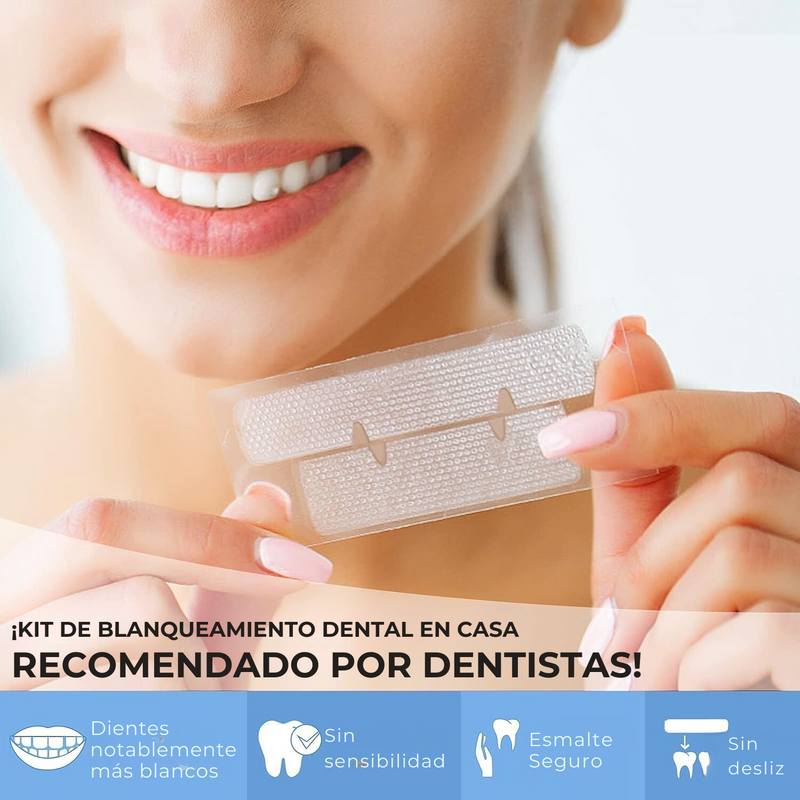 Tiras Para Blanqueamiento Dental l 14 Unidades Transparentes