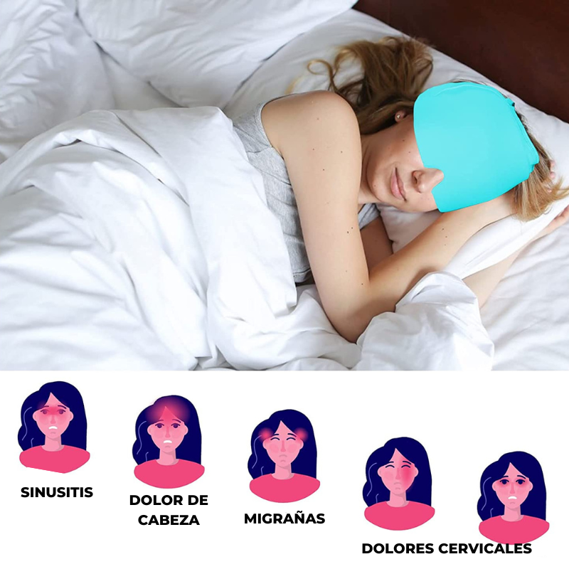 Gorro de Gel Anti Migrañas y Dolores de Cabeza