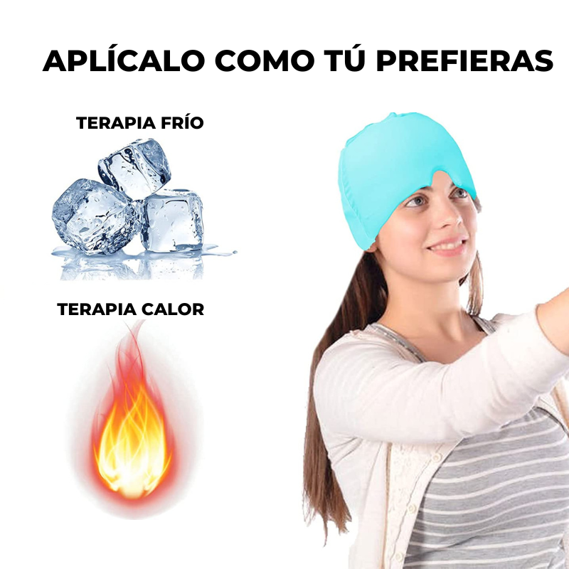 Gorro de Gel Anti Migrañas y Dolores de Cabeza