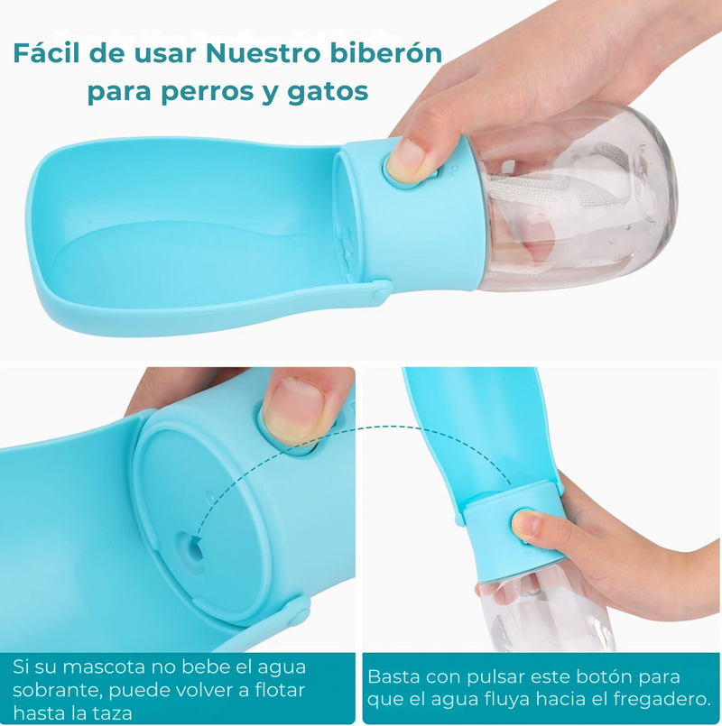 AquaPet | Botella de Agua Para Mascotas