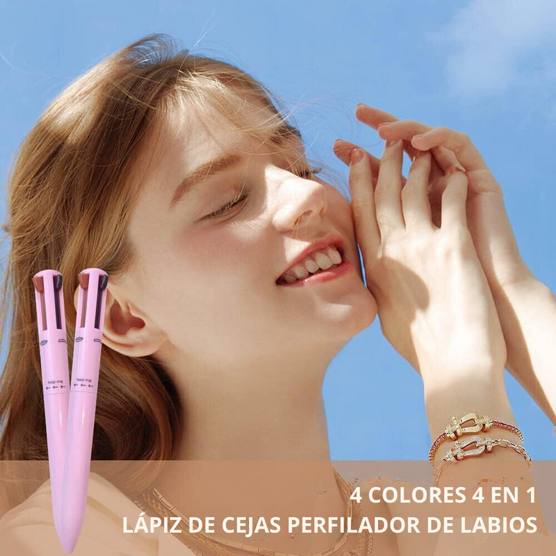 Lápiz de Maquillaje 4 en 1 Efecto "Buena cara" l BeautySlim™