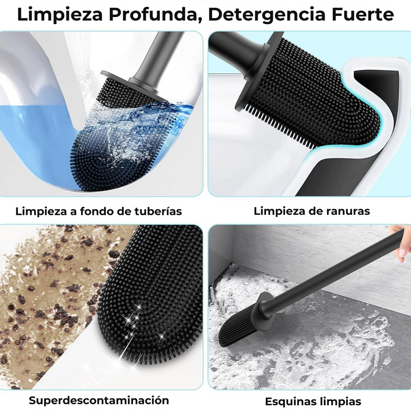 SiliScrub | Escobillero De Silicona Para Baño