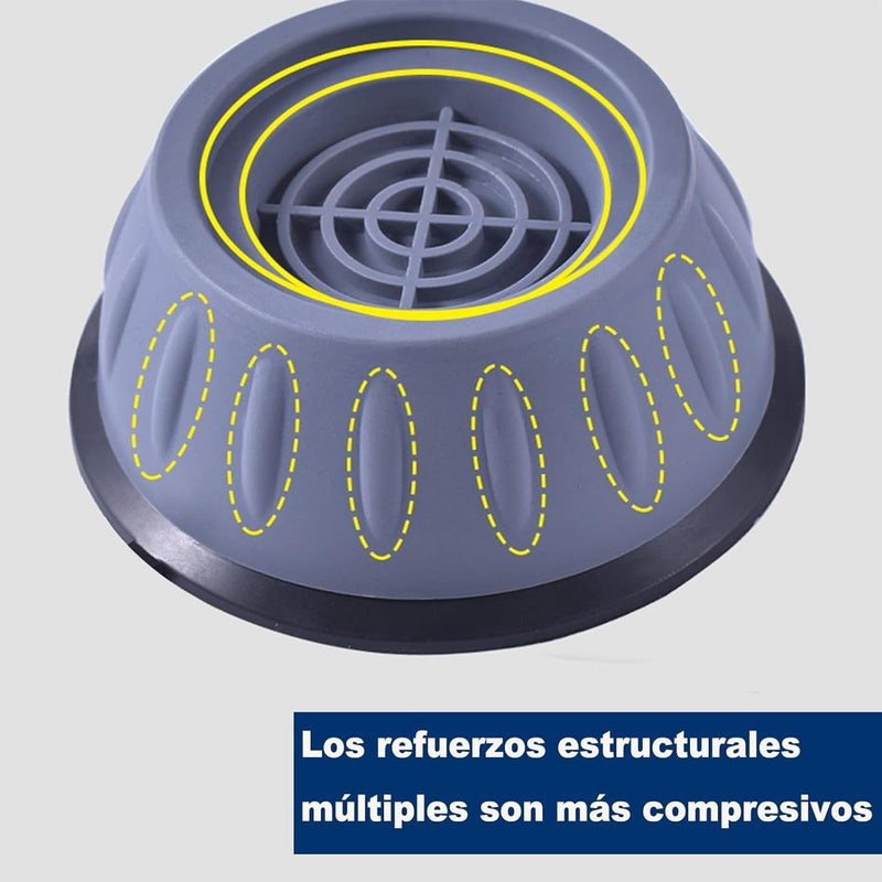 Soporte Universal Antivibracion (Muebles, Lavadoras, Secadoras y Neveras)