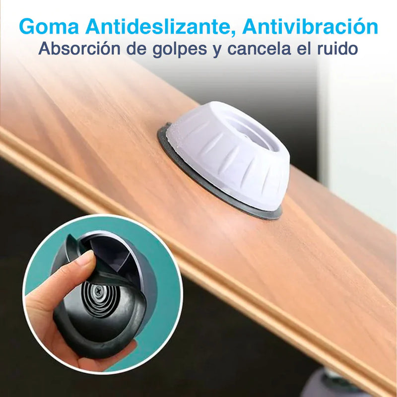 Soporte Universal Antivibracion (Muebles, Lavadoras, Secadoras y Neveras)