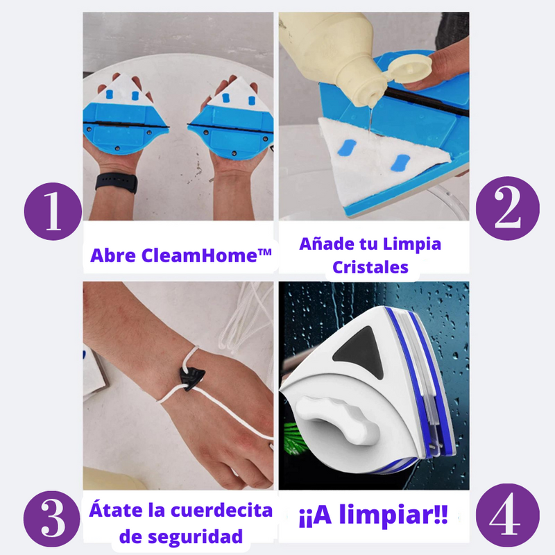 Limpiador de ventanas Magnético - CleanHome™