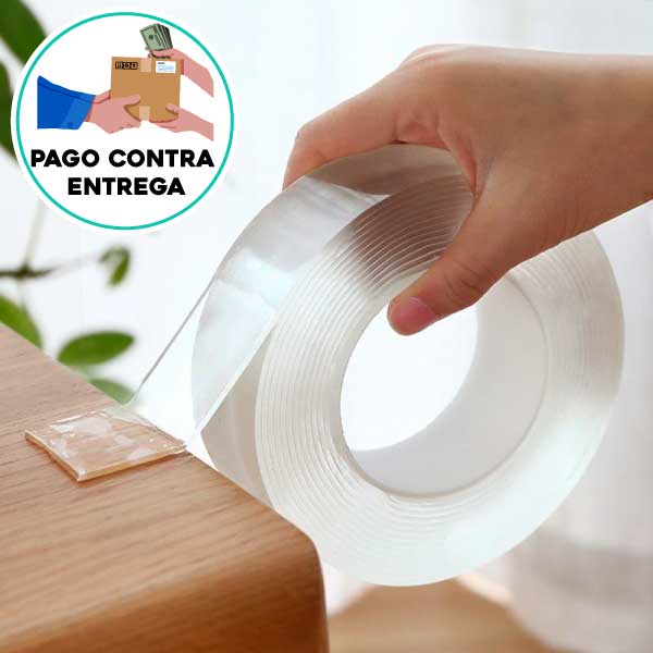 UNIDAD EXTRA Cinta Adhesiva Doble Cara Transparente EXTRA fuerte - Nanotech™