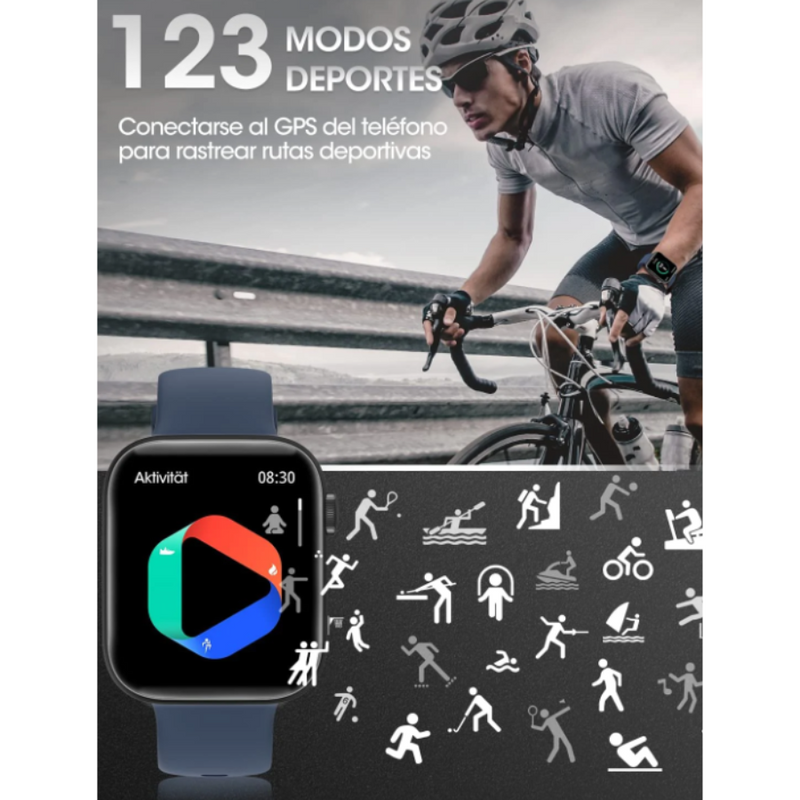 SmartWatch T500 pro™- Reloj inteligente con múltiples funcionalidades