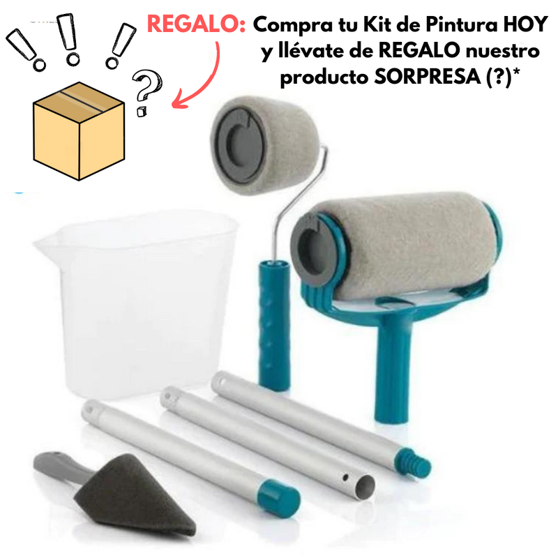 Rodillo de pintura Anti Goteo + Kit de 5 accesorios -PaintRoller™