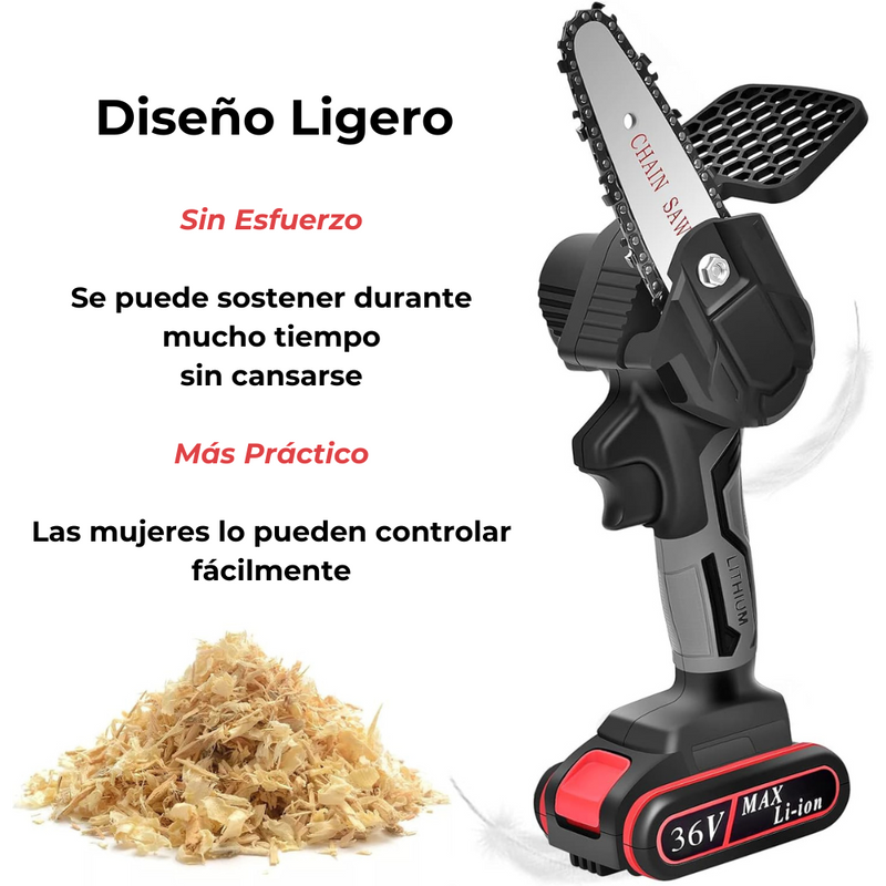 SIERRA MECÁNICA RECARGABLE 24 W CHAINSAW - PowerCut 24W Pro™